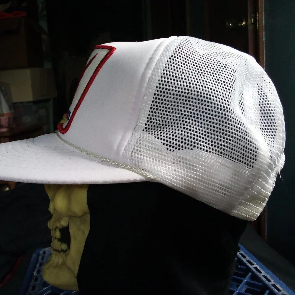 Deadstock Vintage USA Celebrate America Patch Rope Snap Trucker Hat Cap
